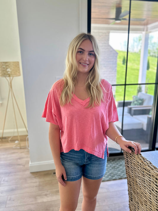 Catalina Vneck Tee