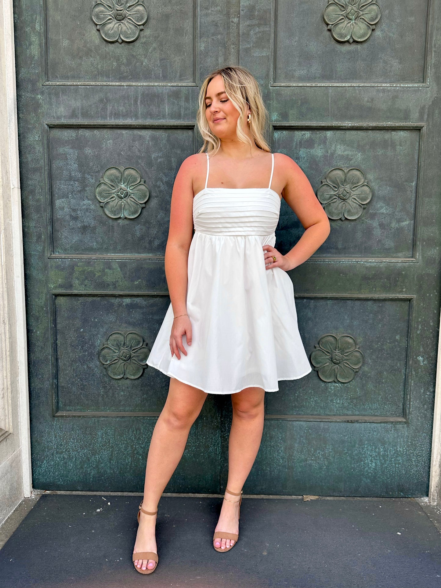 Shively Pleated Dress
