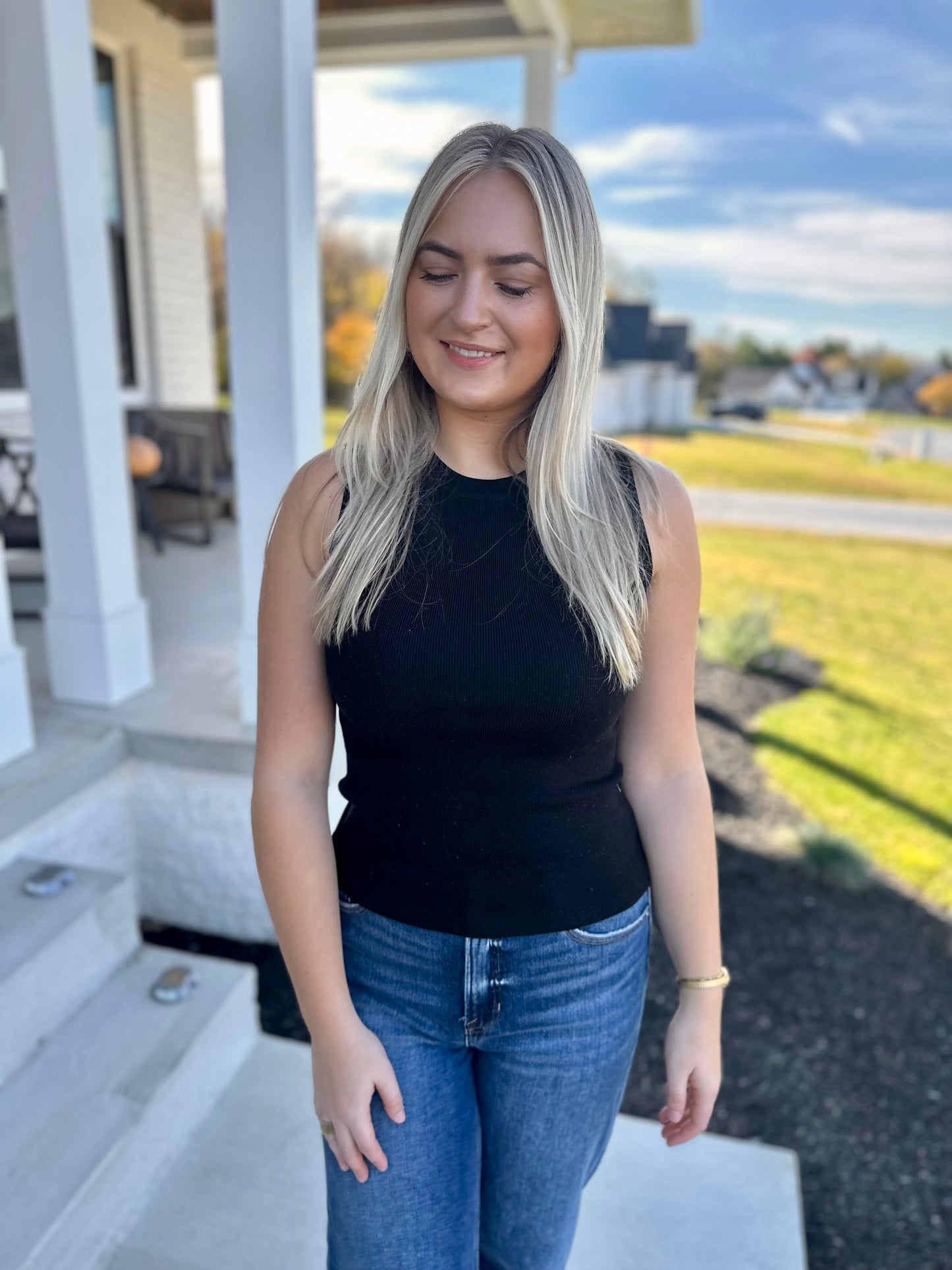 Hartman Sleeveless Sweater Top