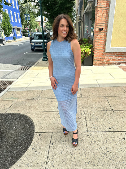 Indian Springs Slit Midi Dress