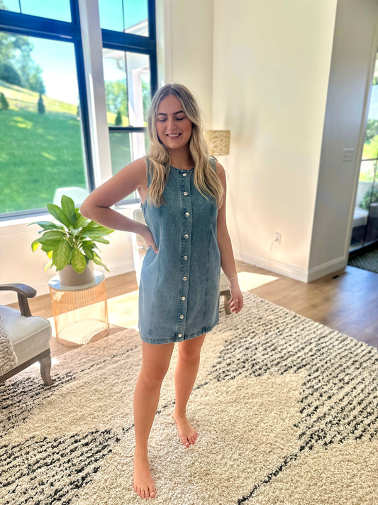 Bloomfield Sleeveless Denim Dress