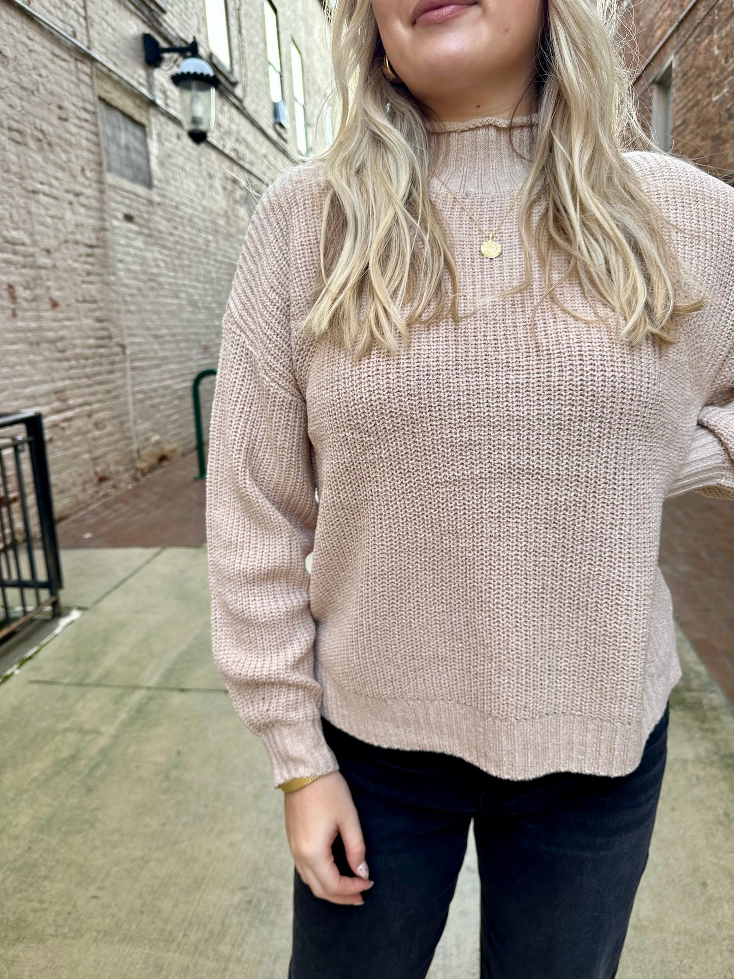 Allyn Mockneck Sweater