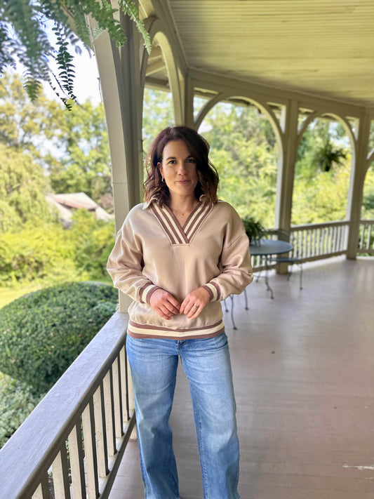Sun City Vneck Sweater