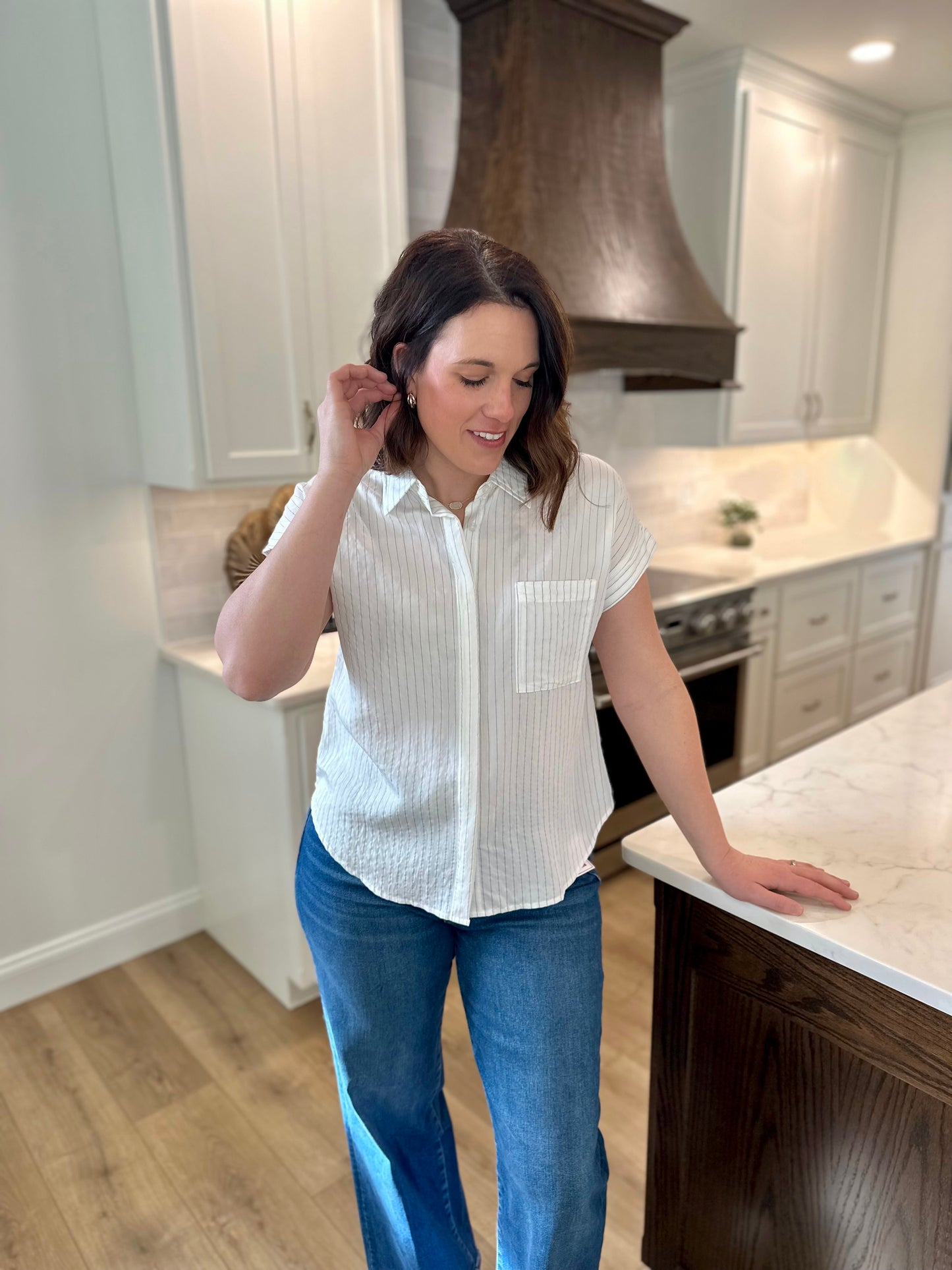 Warwick Button Blouse