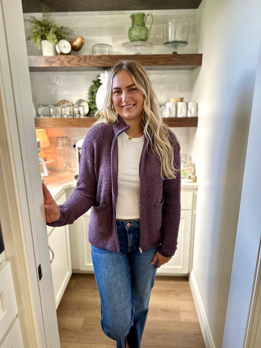 Soft Edge Fuzzy Jacket