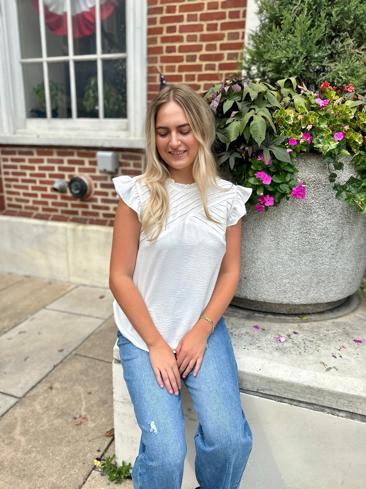 Citronelle Pintuck Shirt
