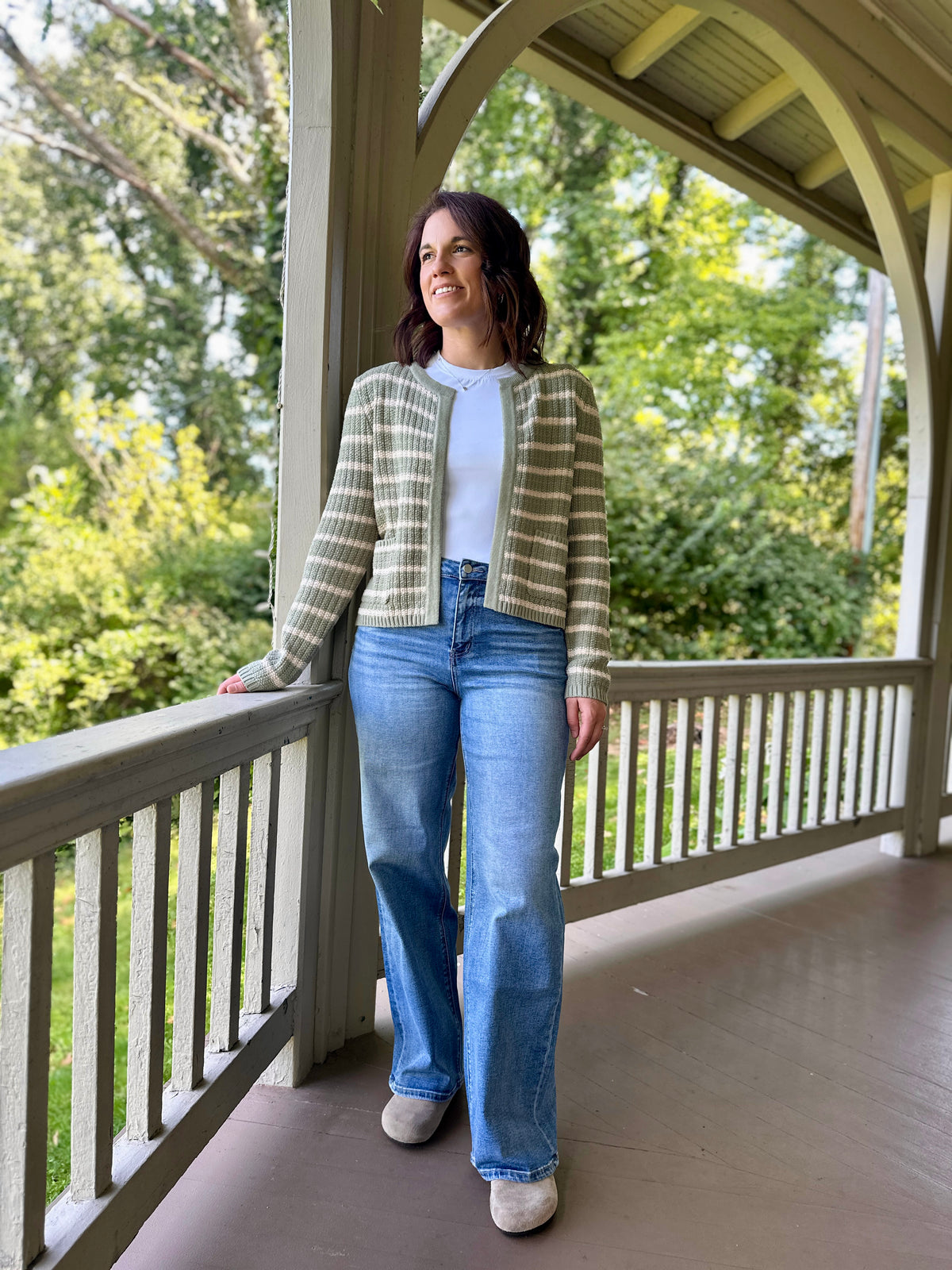 Risen Lexington High Rise Wide Leg Jeans