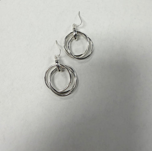 3 Rings Dangle Earrings