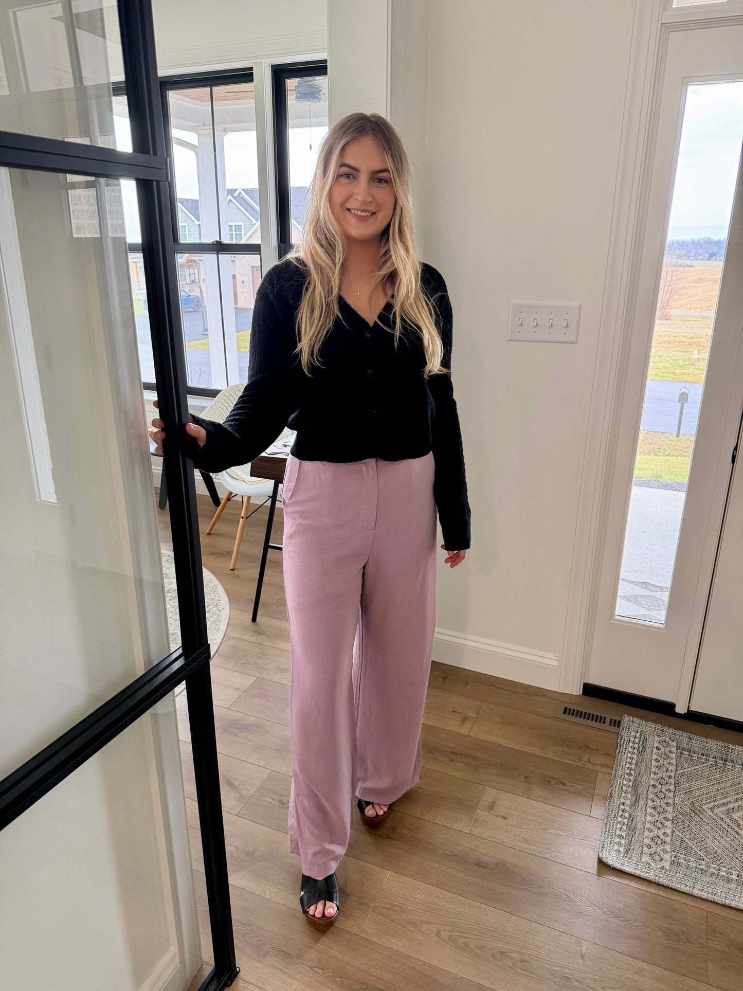 McCook Side Slit Wide Pants