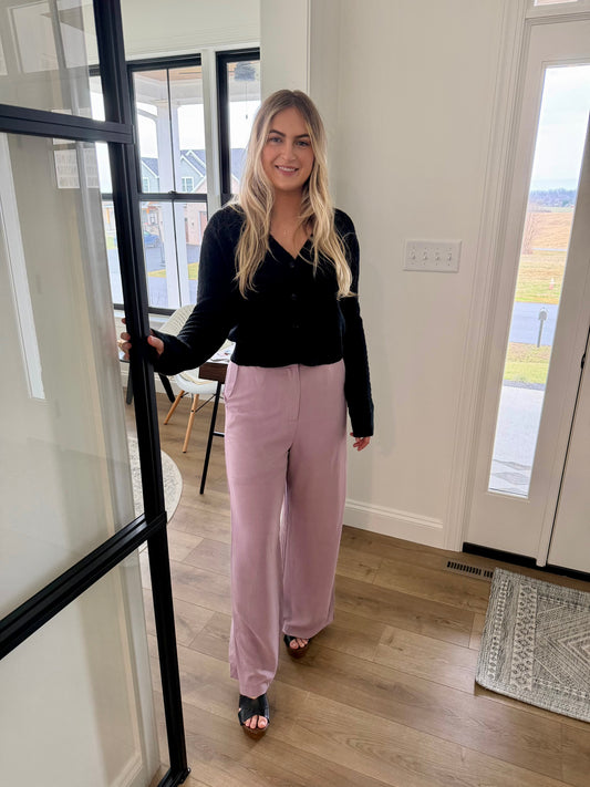 McCook Side Slit Wide Pants