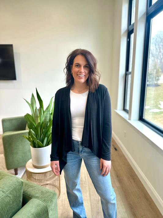 Midland Open Flowy Cardigan