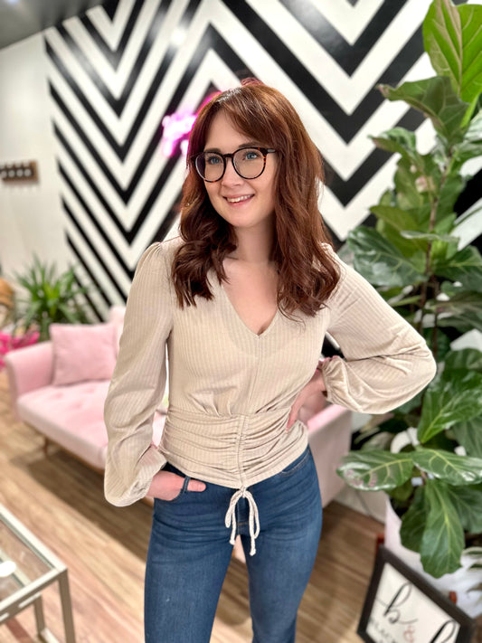 Honeyville Ruched Top