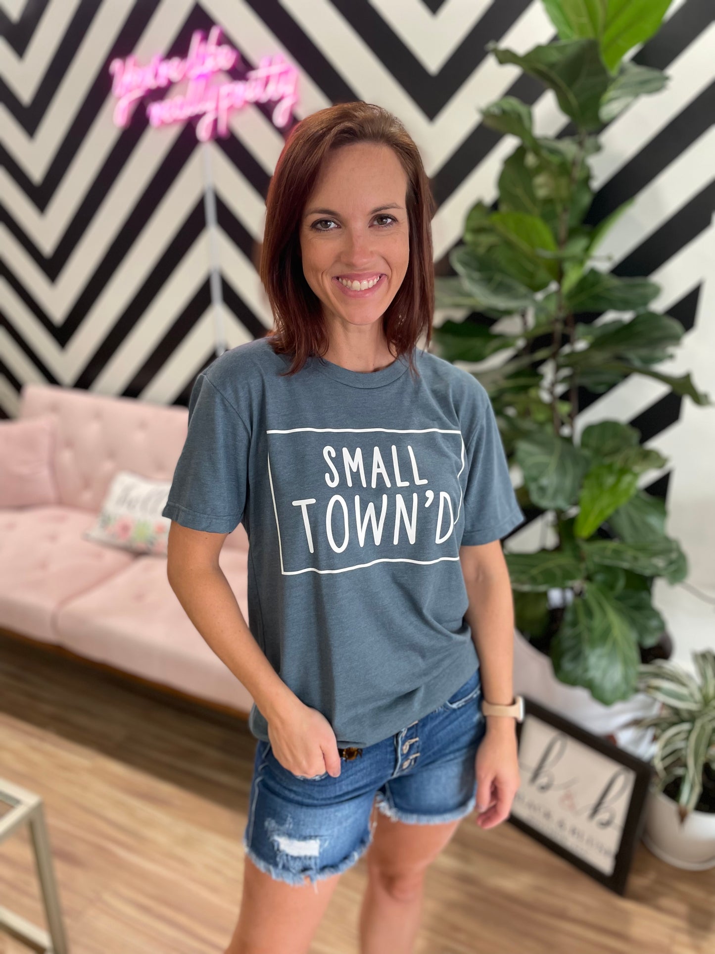 Small Town'd Short Sleeve Tees