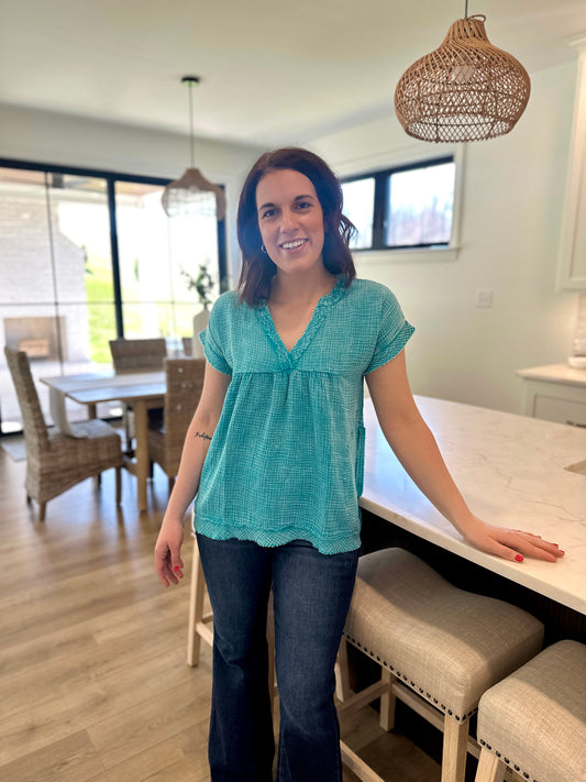 Gilboa Double Gauze Top