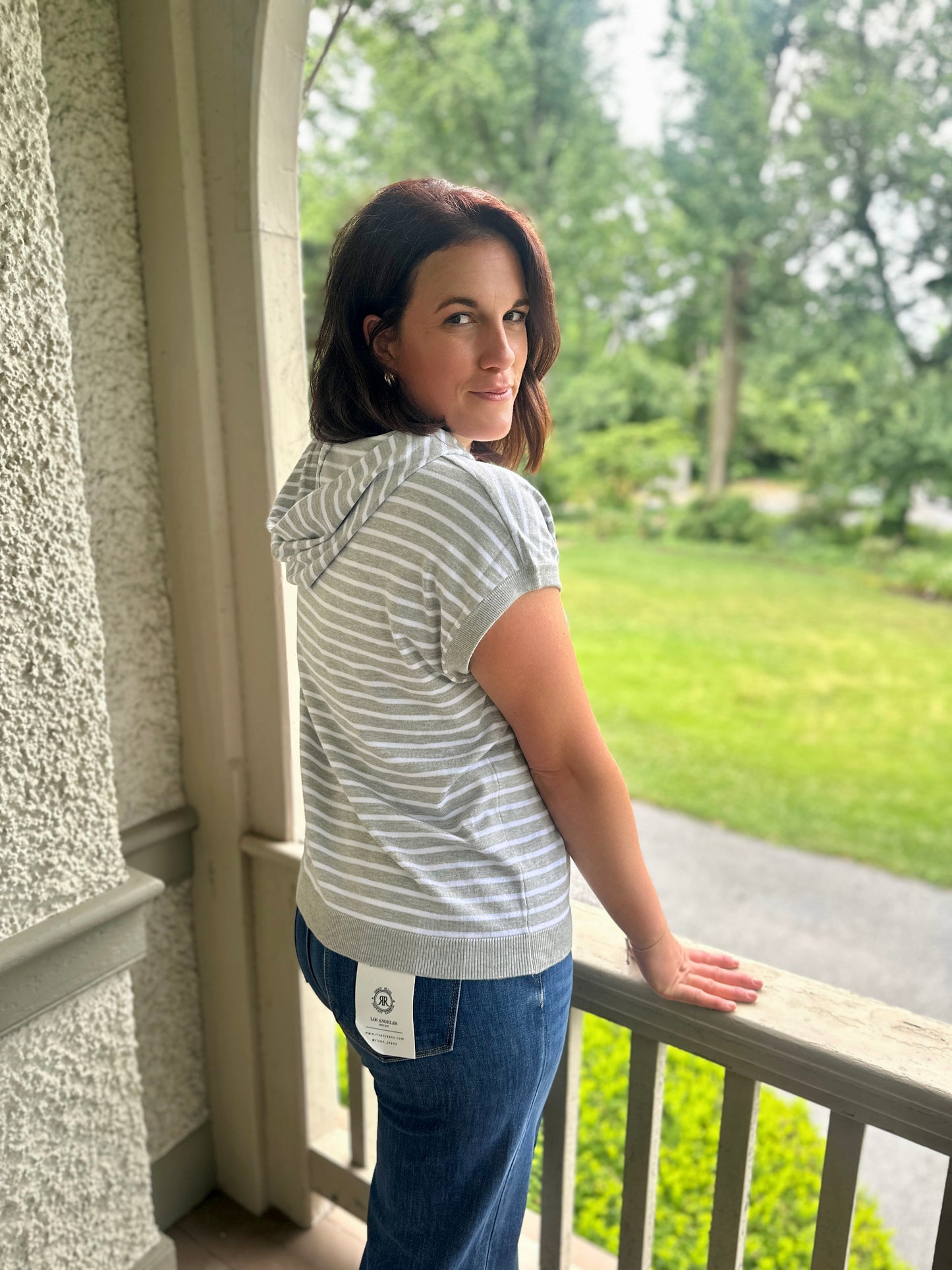 Tonopah Hooded Stripe Top