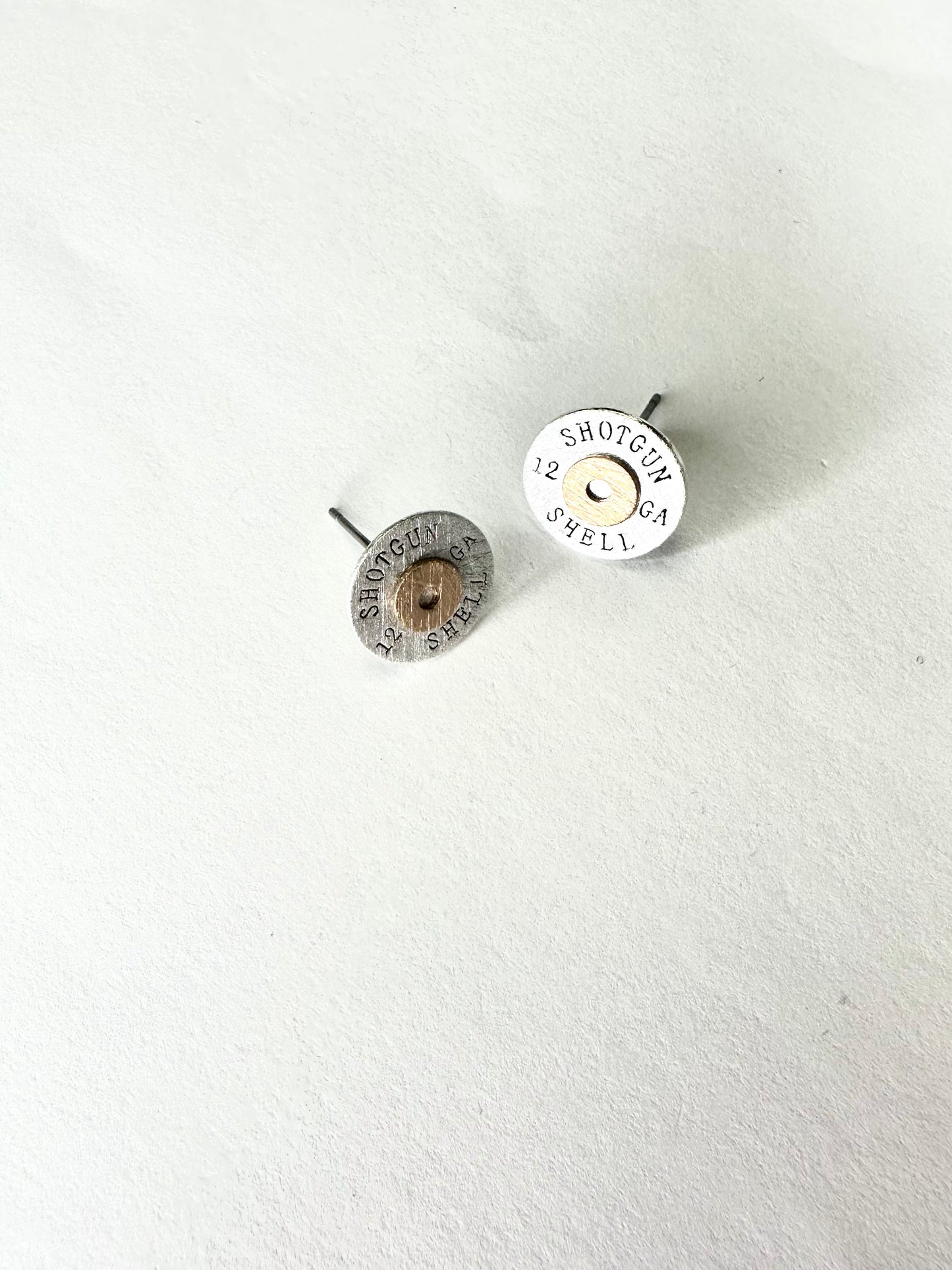 Two Tone Shotgun Shell Earrings