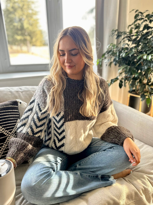 Cliffdell Colorblock Sweater