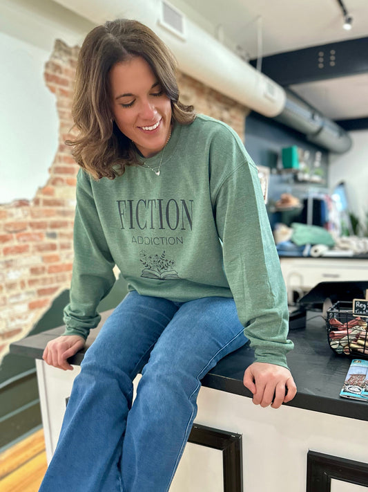 Fiction Addiction Book Sweatshirt