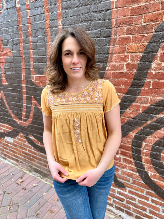 Lakeside Embroidered Top