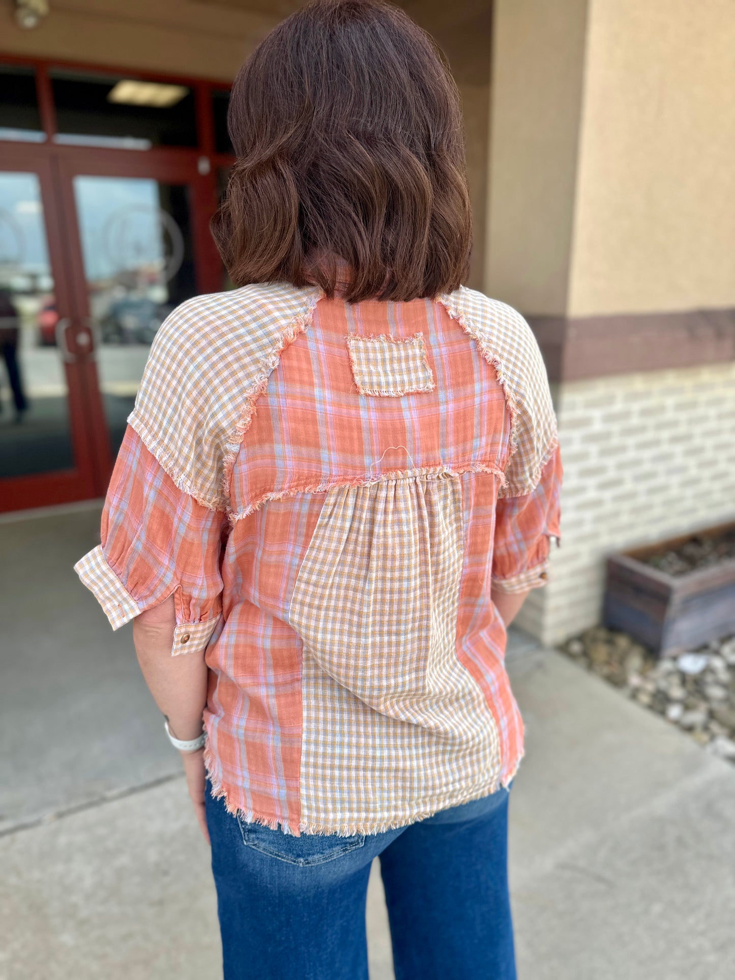 Wheaton Plaid Top