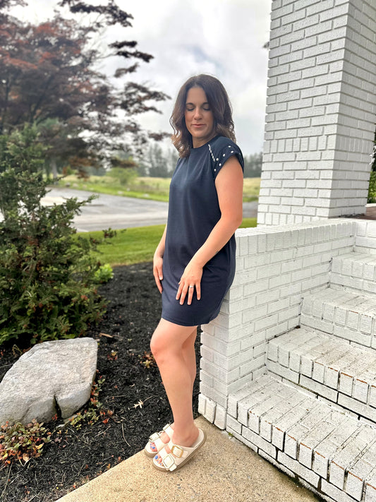 Shelton Studded Dress