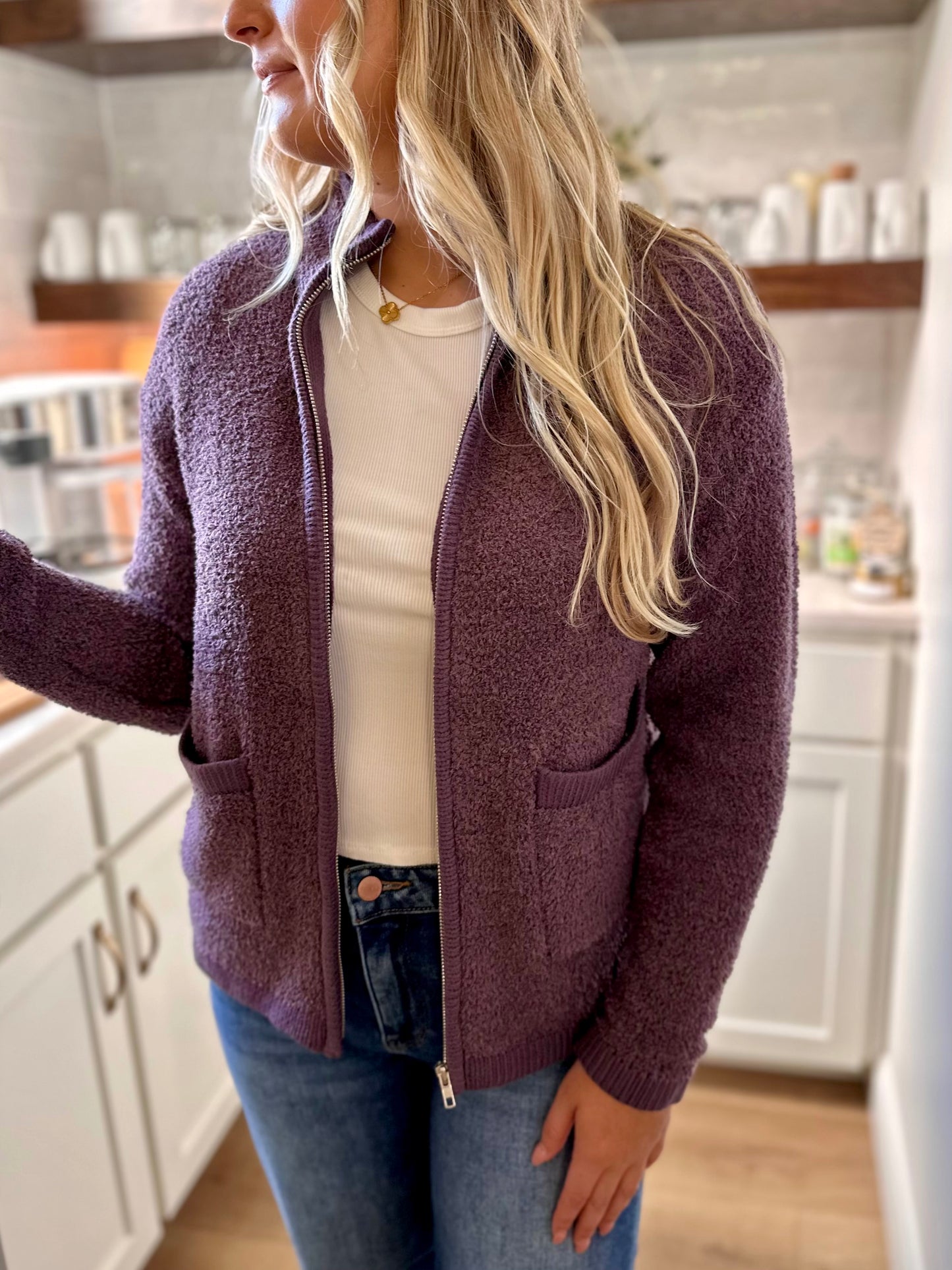 Soft Edge Fuzzy Jacket