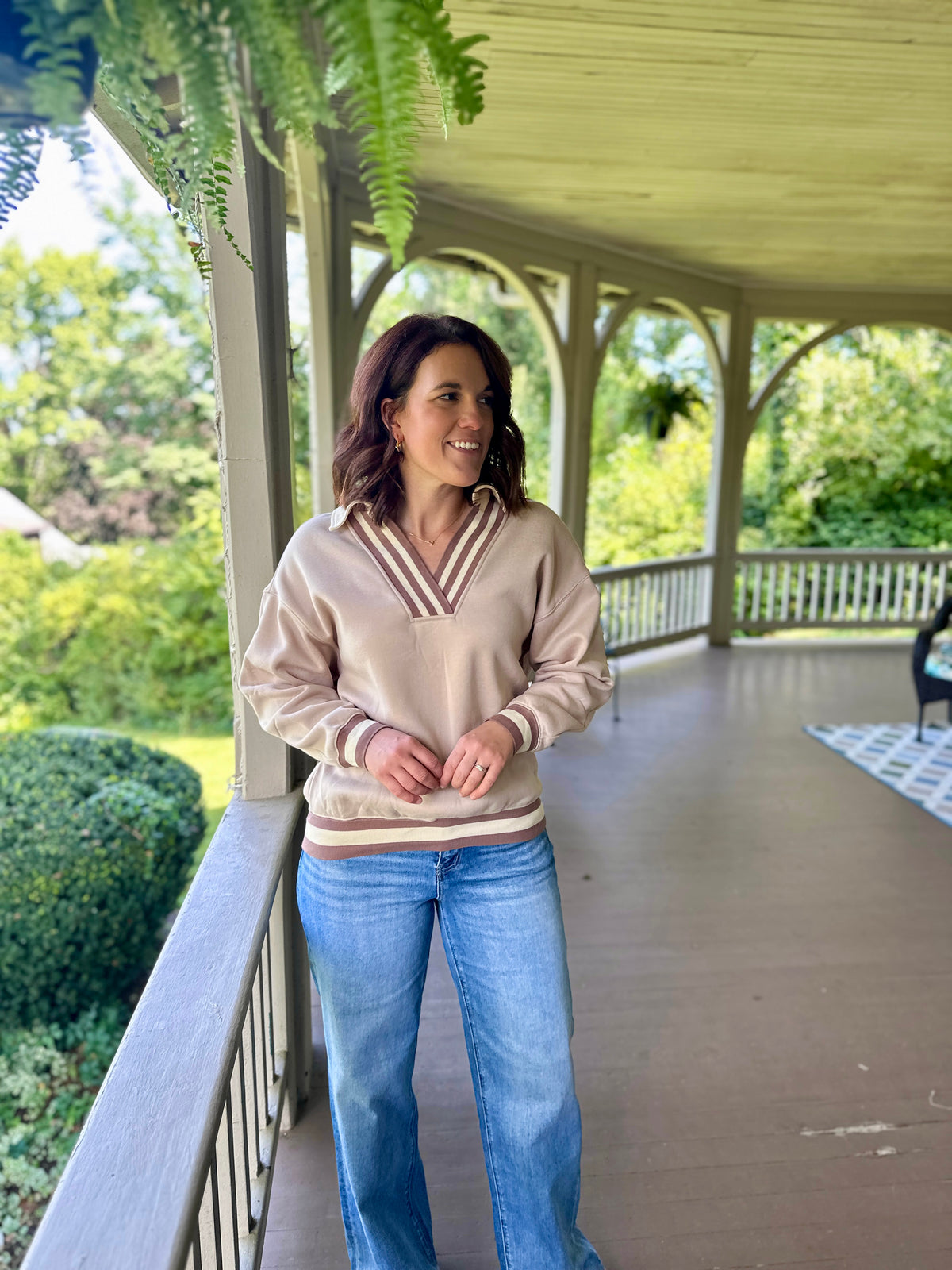 Sun City Vneck Sweater