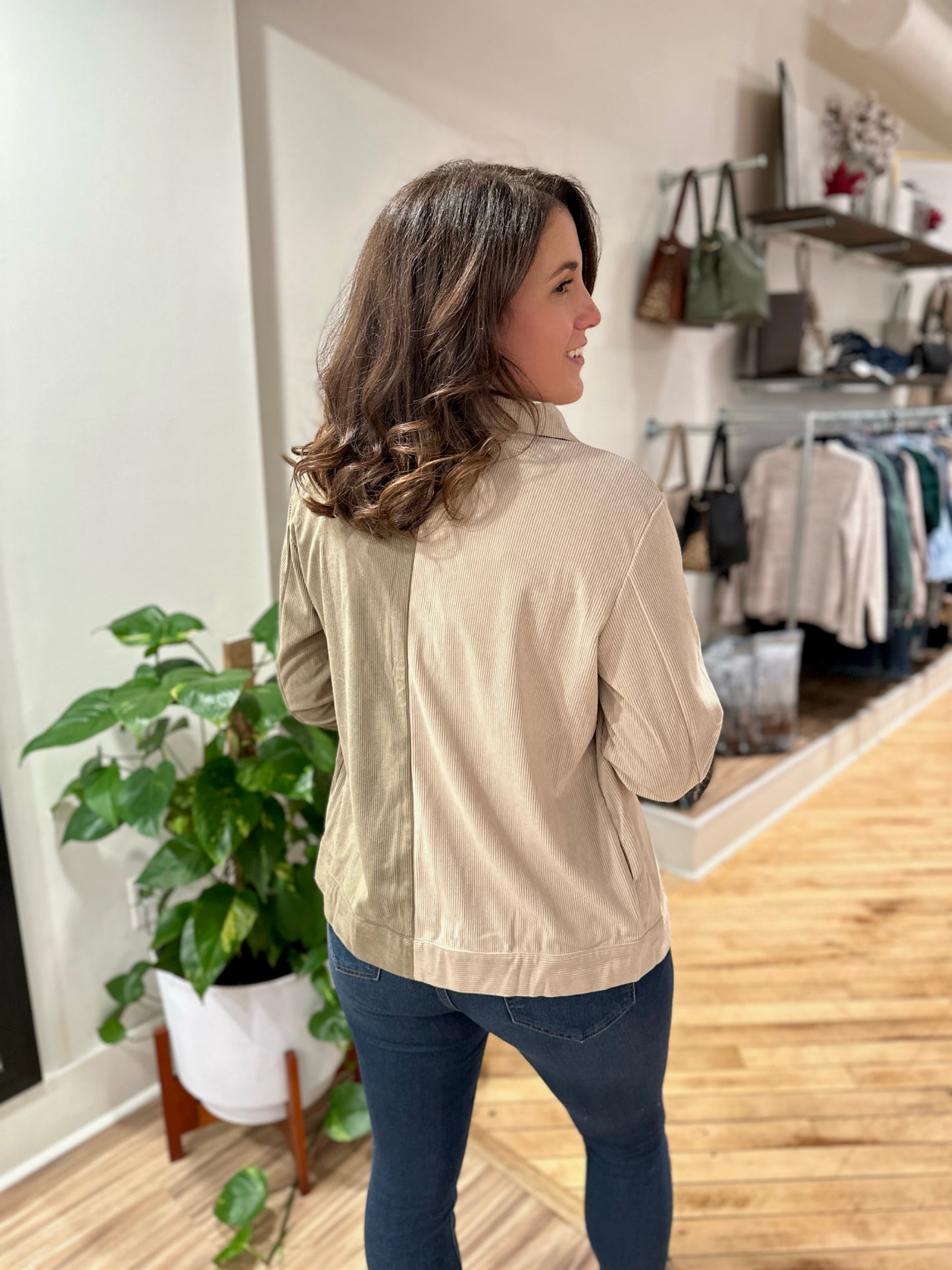 Focus On You Corduroy Jacket