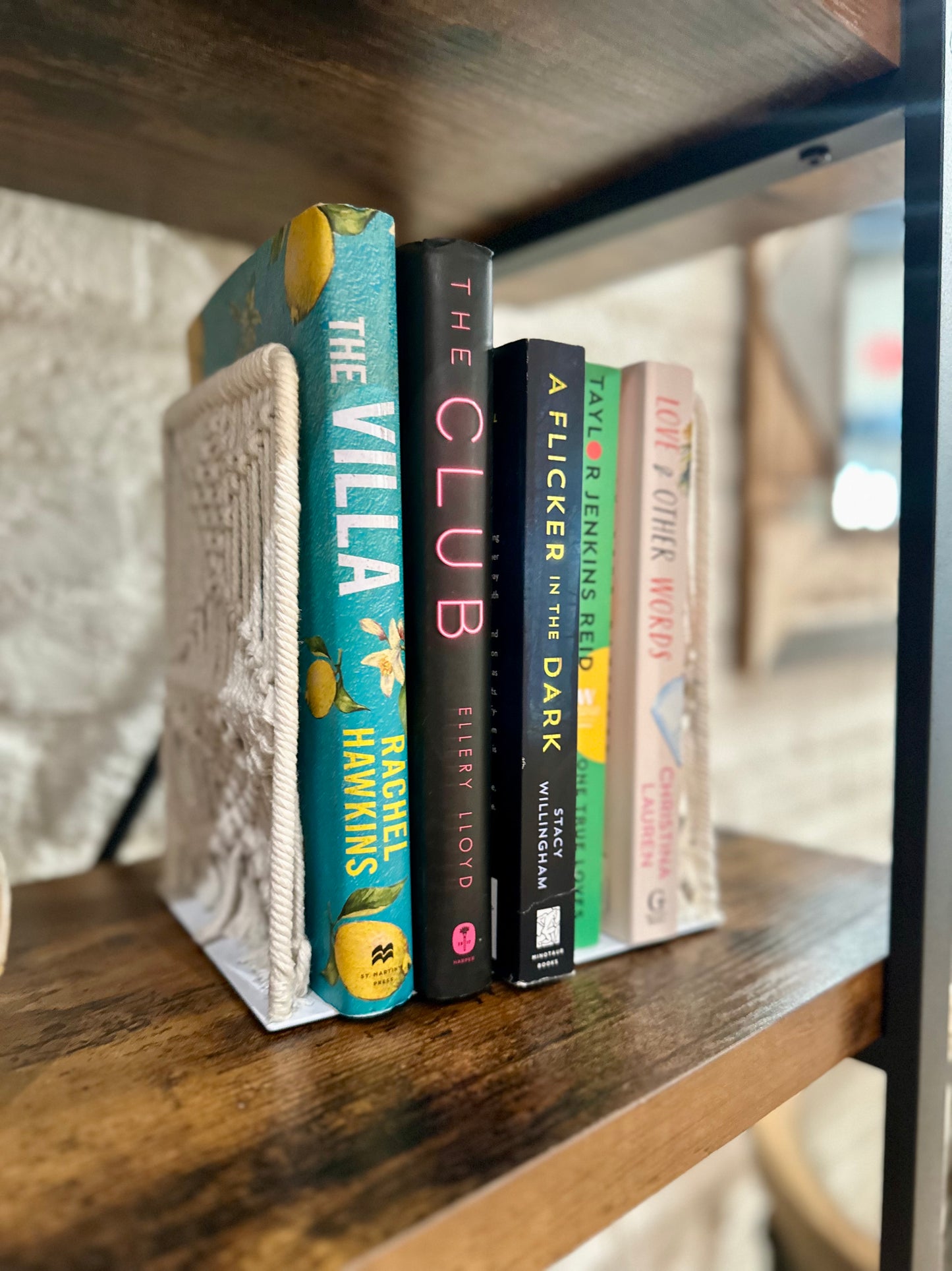 Macrame Book Ends