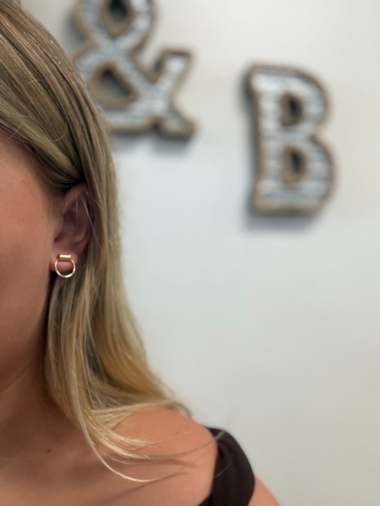 Mini Circle Brass Studs