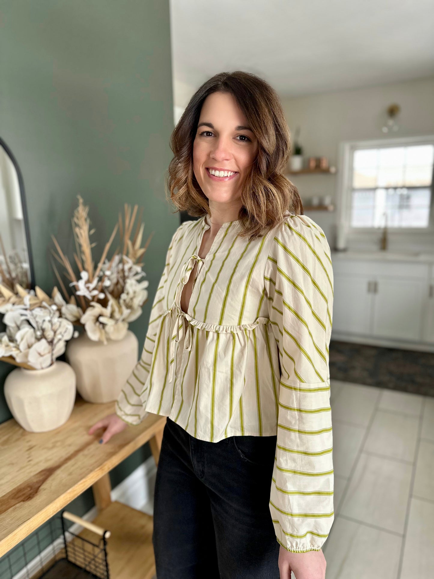 Norwich Tie Front Blouse