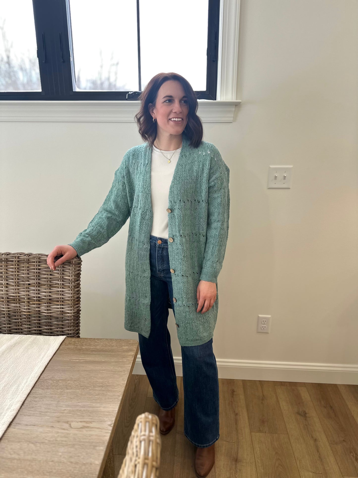 Sidney Pointelle Cardigan