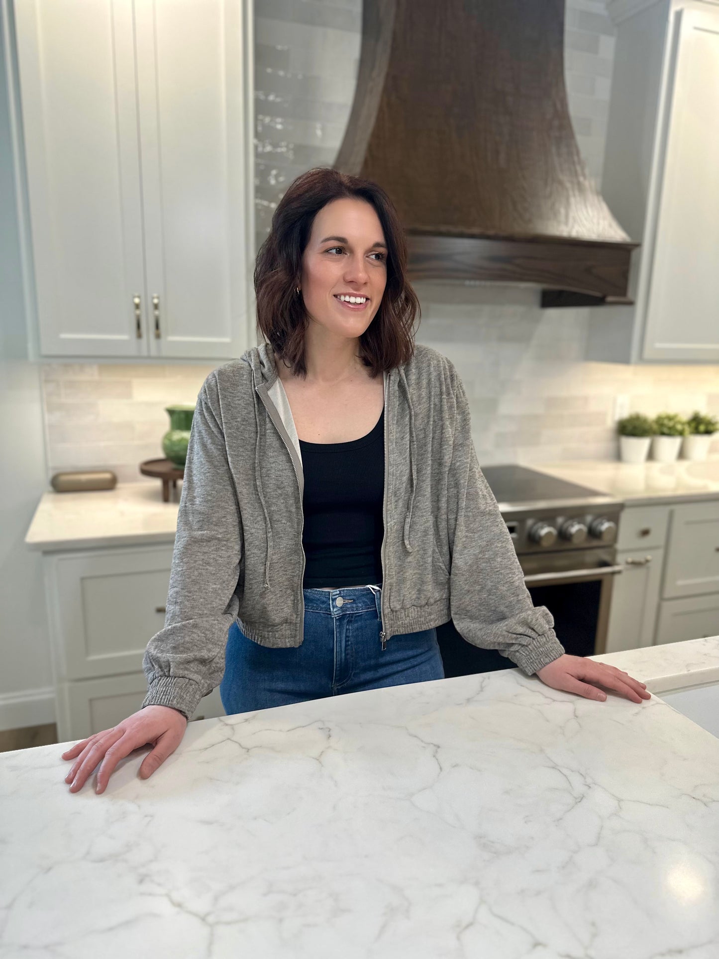 Amery Zip Up Sweater