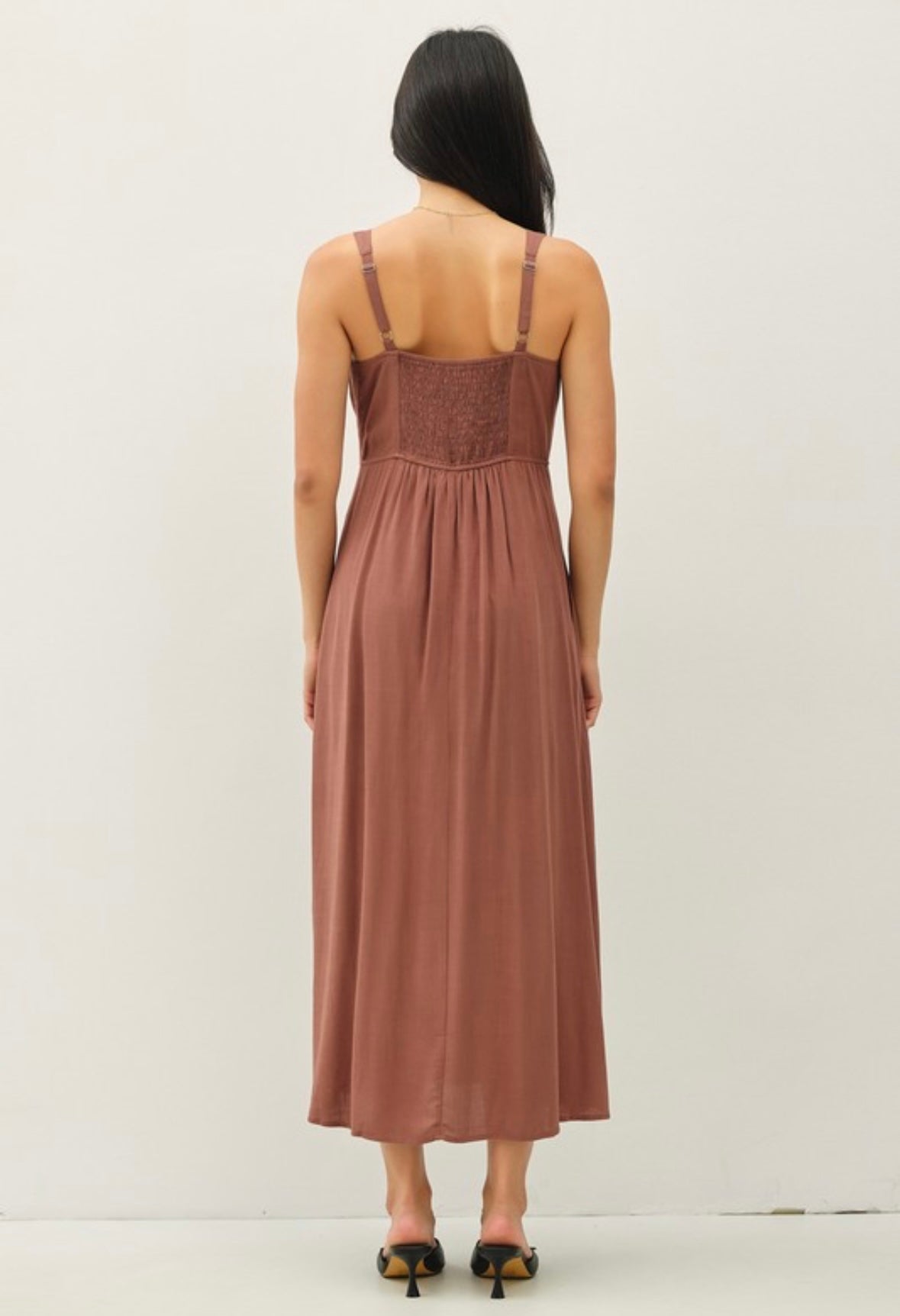 Rochester Peasant Midi Dress