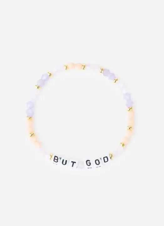 But God Letter Bracelet