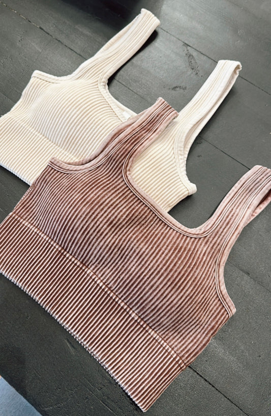 Daphne Square Neck Bra Tank Top