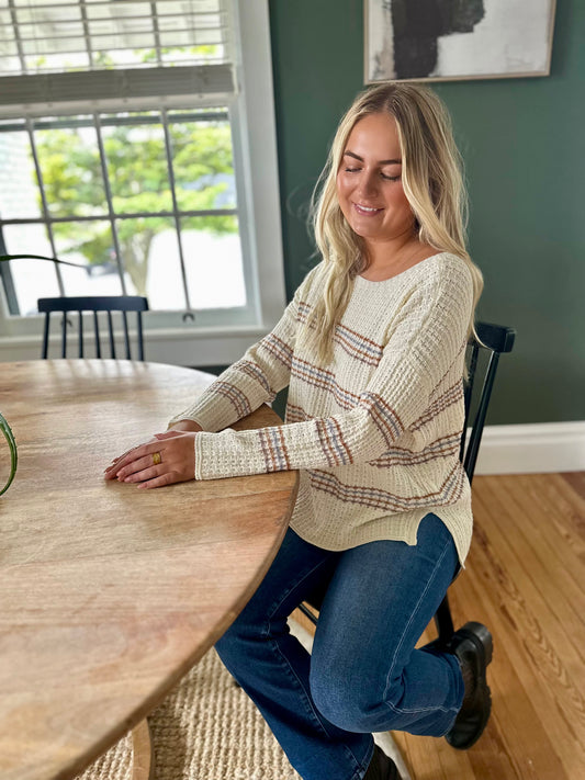 Tenino Stripe Knit Sweater
