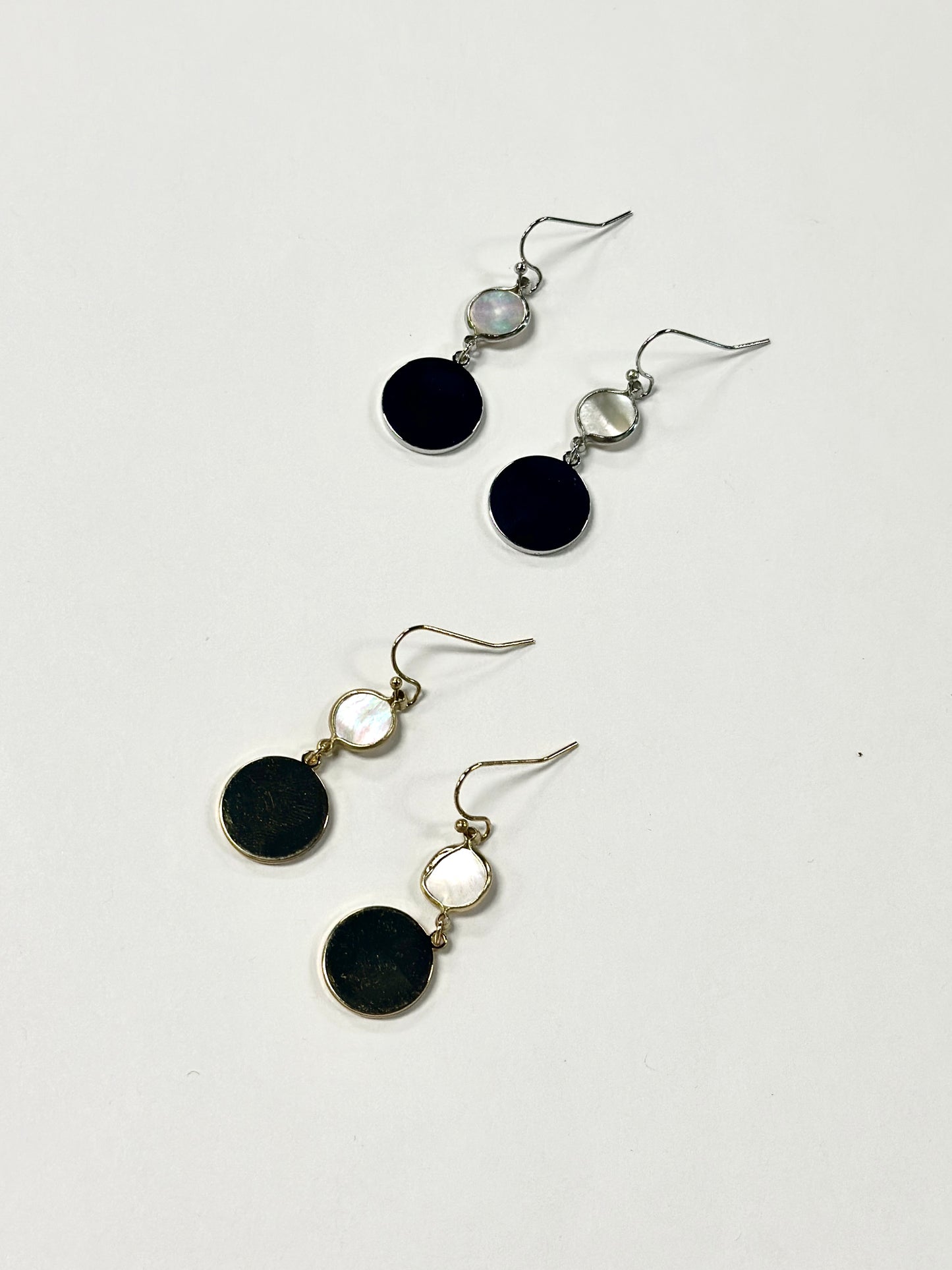 MOP Disk Earrings