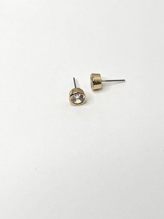 Bezel Setting Earrings