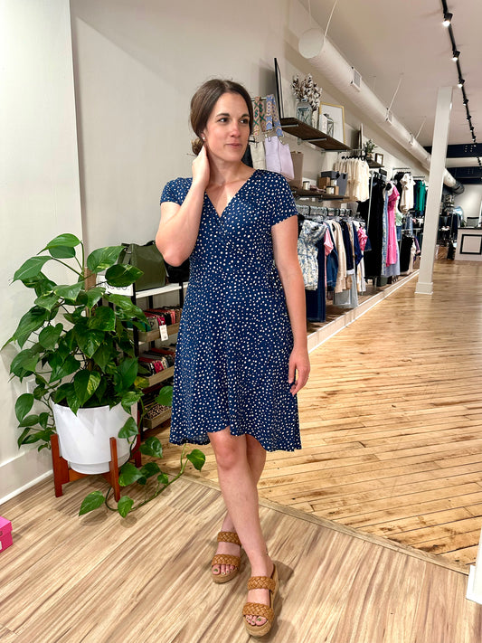 Kenton Vneck Wrap Dress