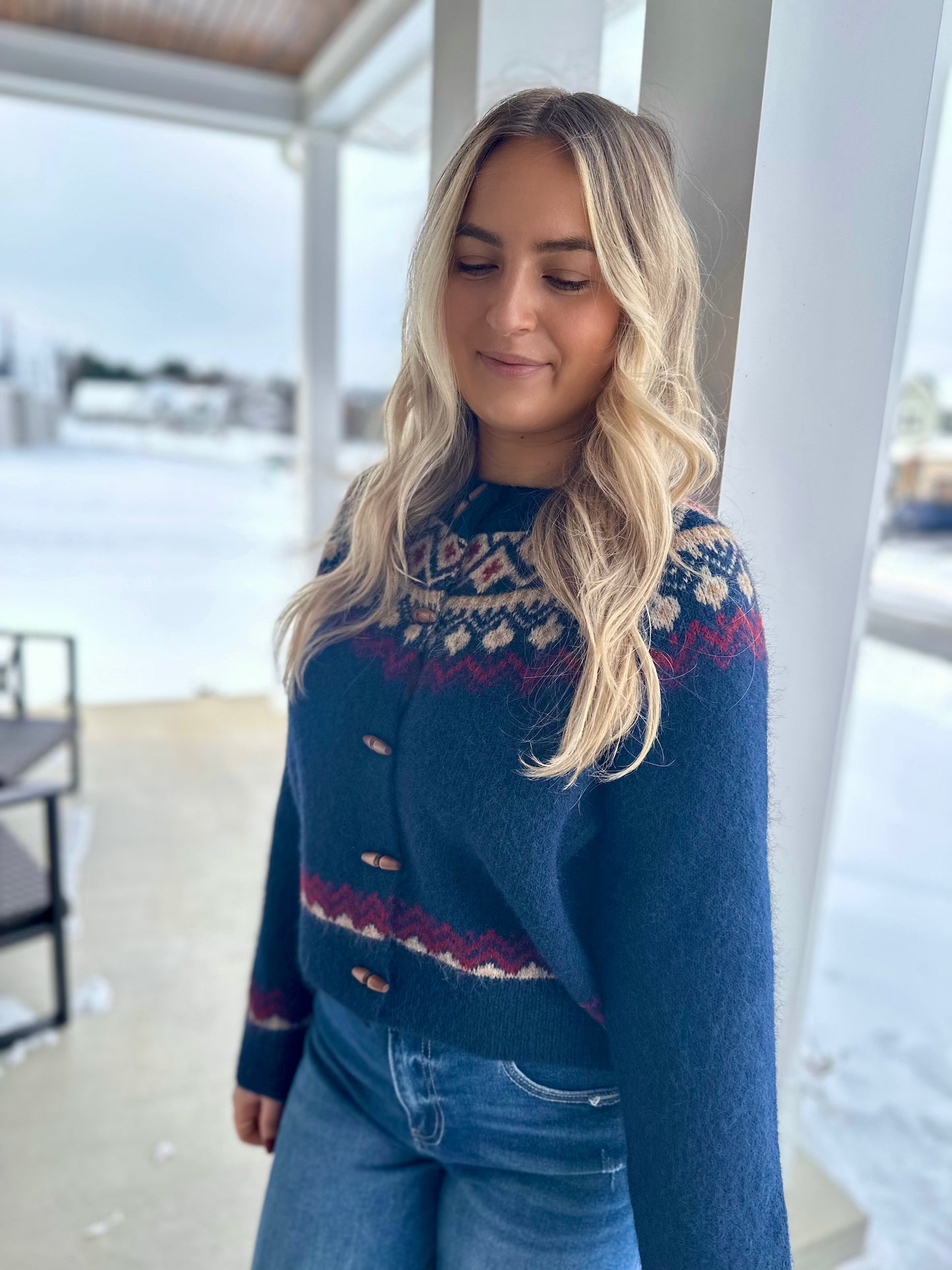 Morgan Toggle Button Cardigan