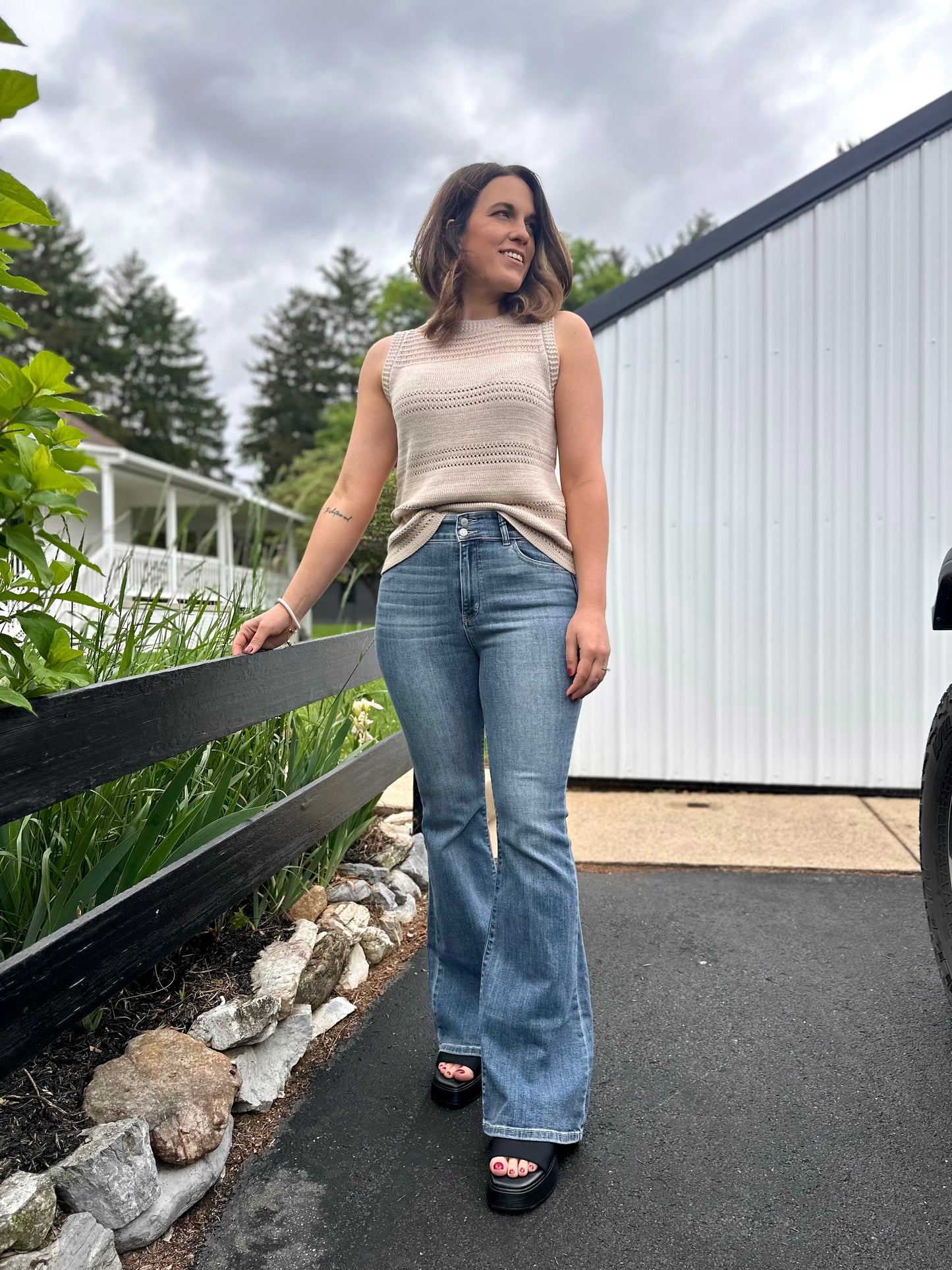 Judy Blue Danielle High Waisted Flare Jeans