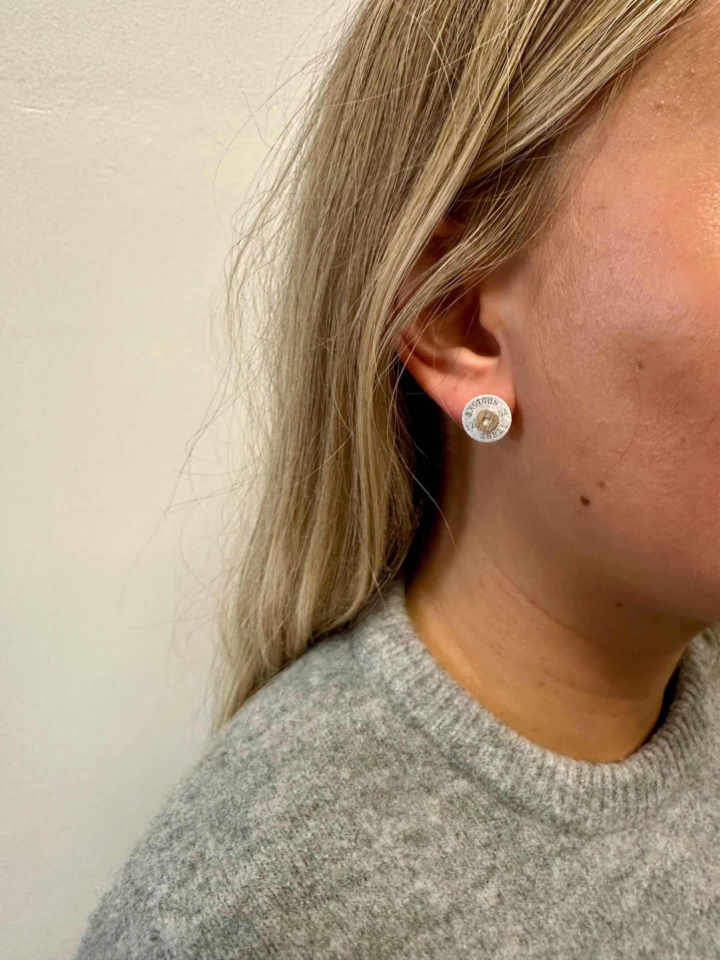 Two Tone Shotgun Shell Earrings