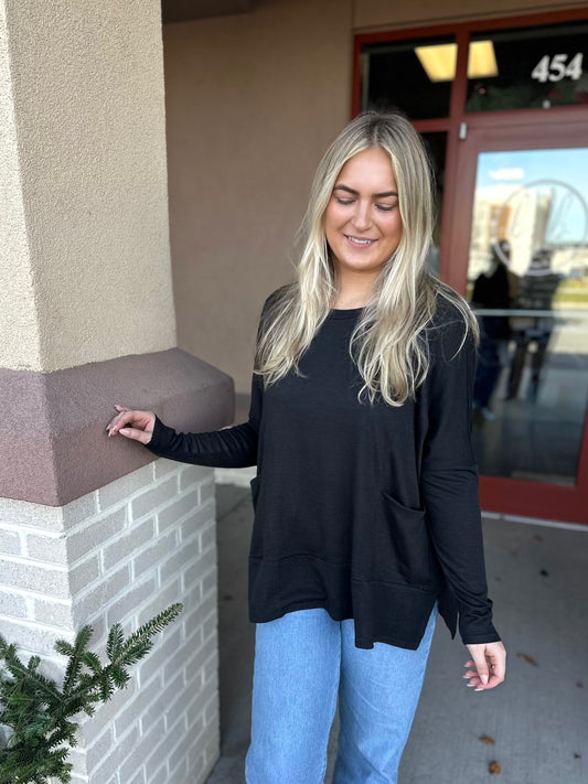 Pasadena Basic Top with Pockets