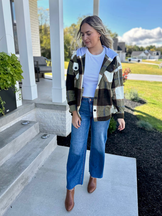 Auburn Risen Mid Rise Straight Jeans