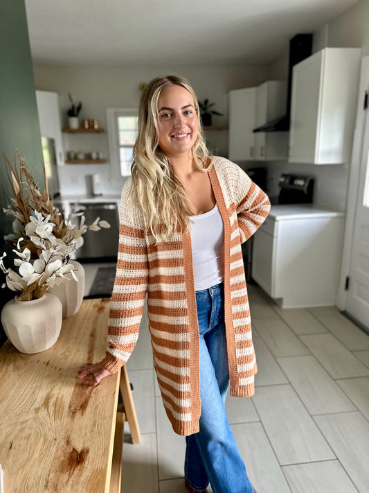 Bladen Striped Cardigan