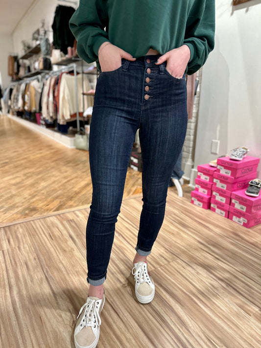 Judy Blue Handsand Resin Skinny