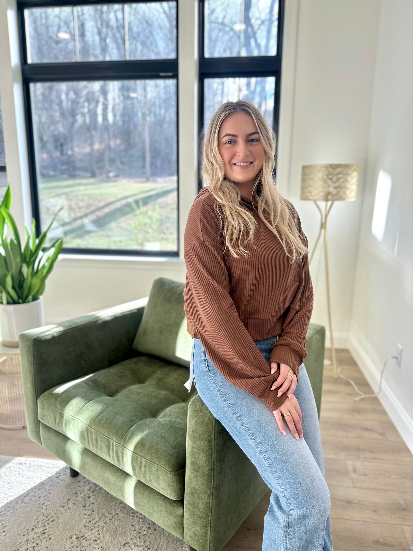 Williams Ribbed Hoodie