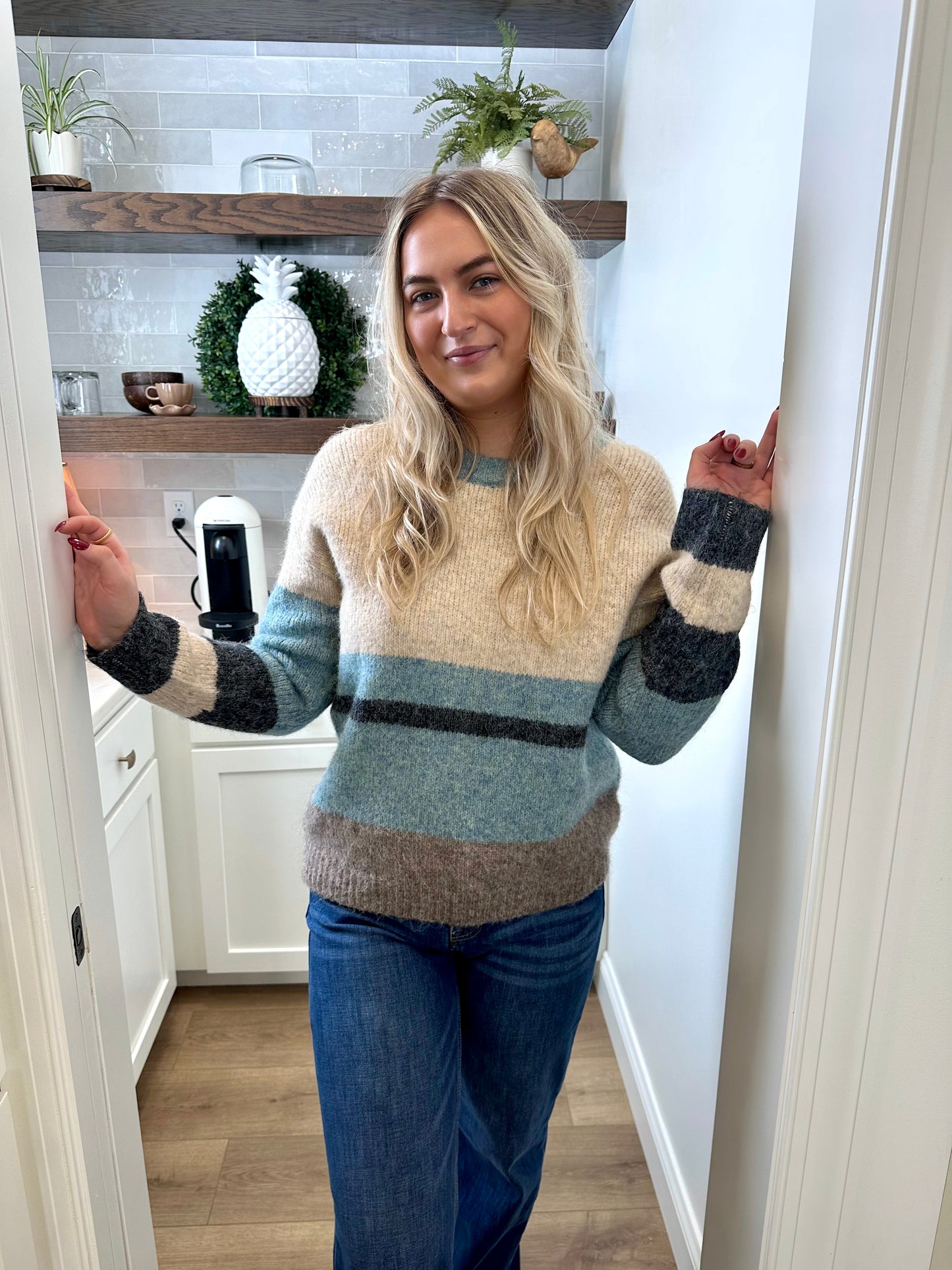 Livingston Color Block Sweater