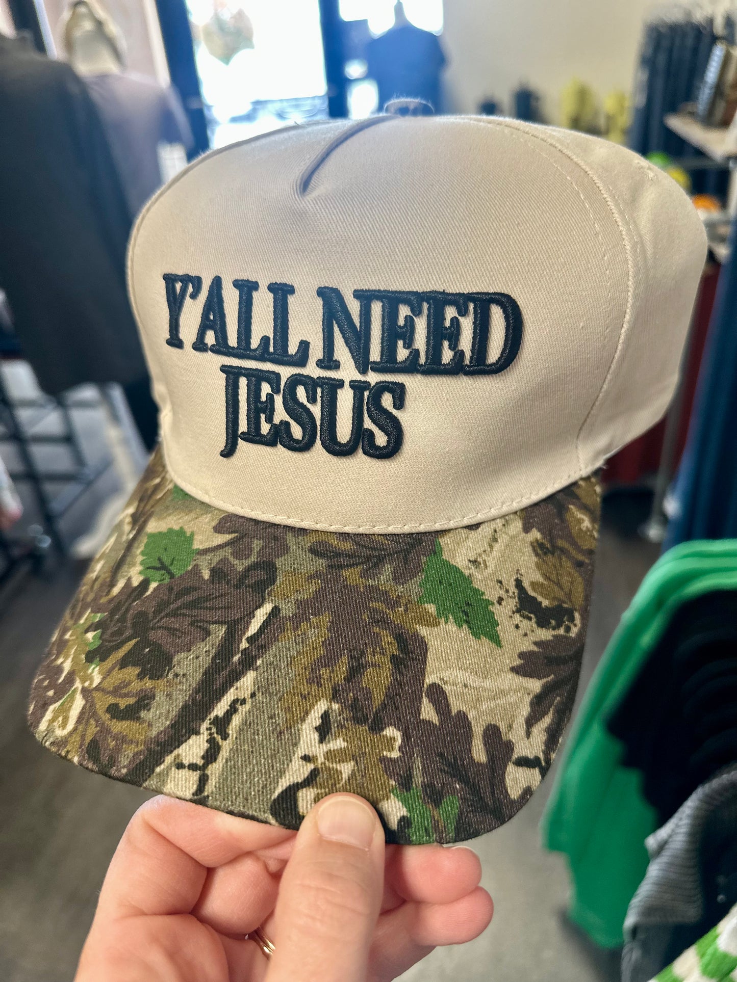 Y'all Need Jesus Two Tone Hat